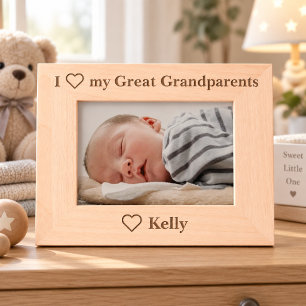 Personalised Great Grandparents Picture Frame