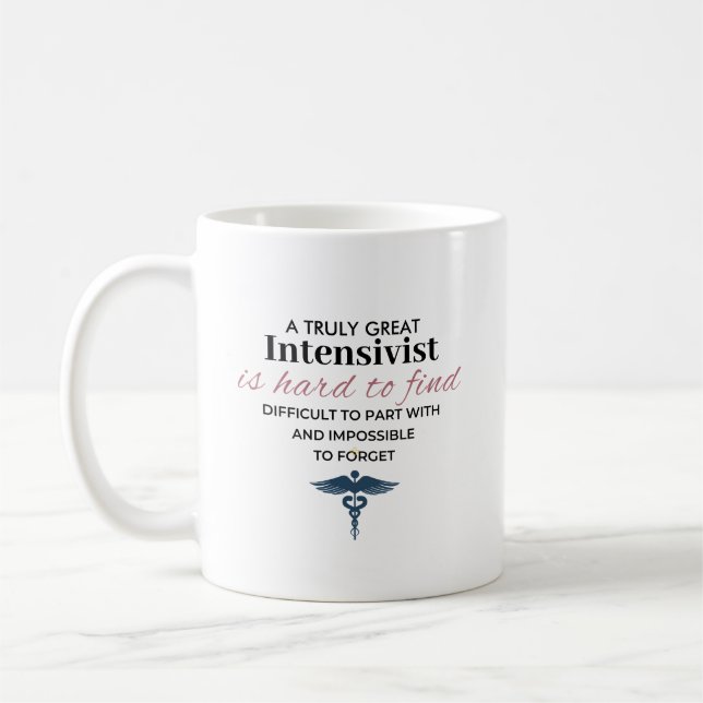 Personalised Great Intensivist Quote Coffee Mug (Left)