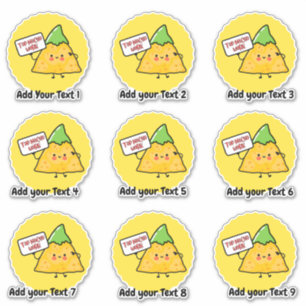 Personalised Great Job Fun Teacher Reward Stickers