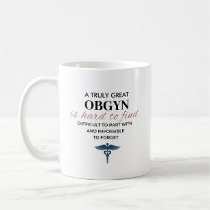 Personalised Great OBGYN Quote Coffee Mug