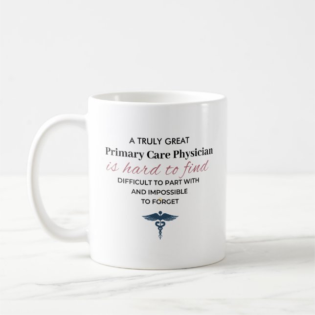 Personalised Great Primary Care Physician Quote Coffee Mug (Left)