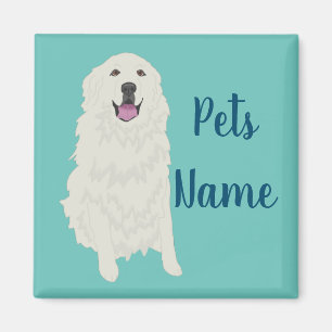 Personalised Great Pyrenees Magnet