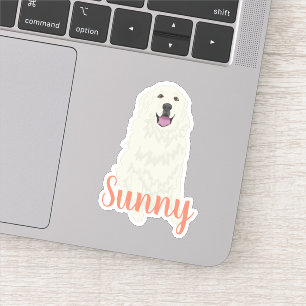 Personalised Great Pyrenees Sticker