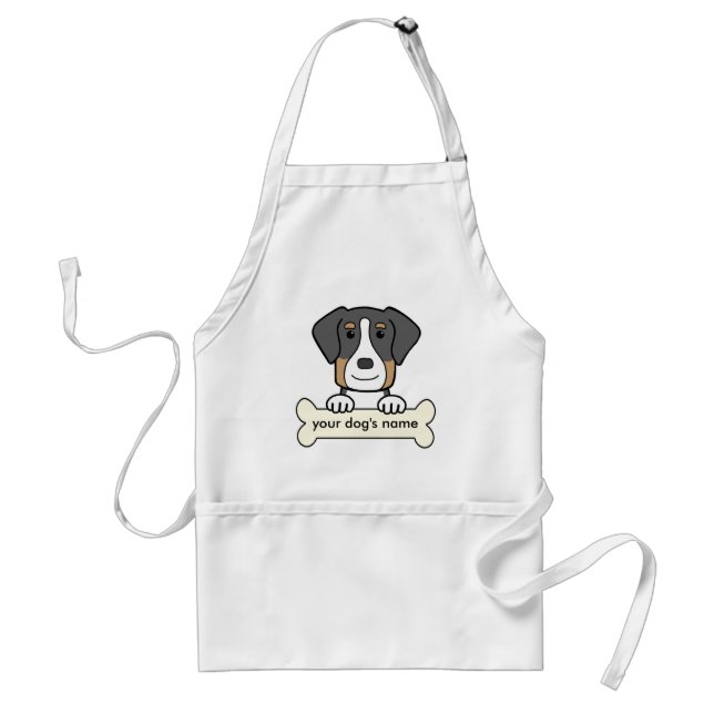 Personalised Greater Swiss Mountain Dog Standard Apron (Front)