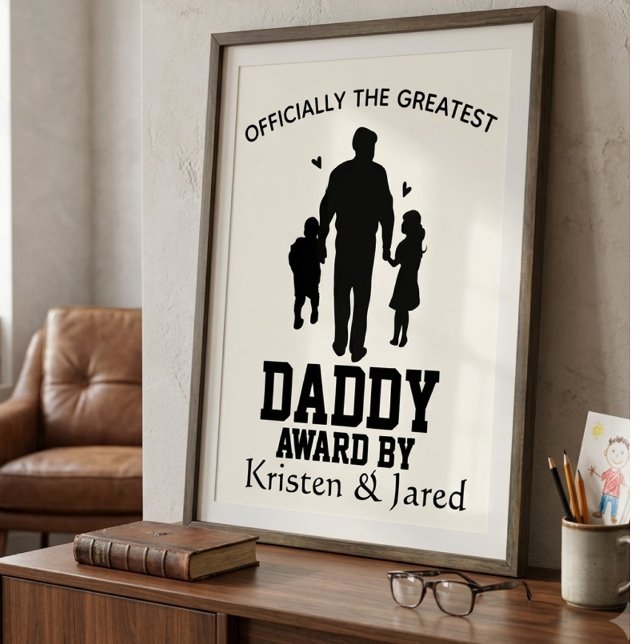 Personalised Greatest Dad Award Poster | Custom  (Creator Uploaded)