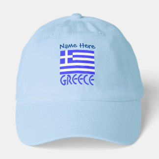 Personalised Greece Flag Trucker Hat