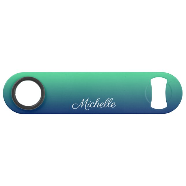 Personalised green and blue ombre (Front (Horizontal))