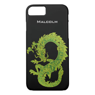 Personalised Green Dragon iPhone 7 Case
