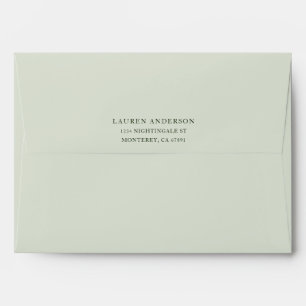 Personalised Green Envelope