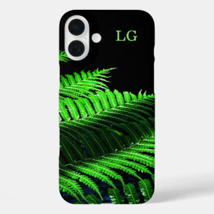 Personalised Green Fern Apple iPhone Case