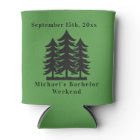 Personalised Green Fir Trees Bachelor Weekend