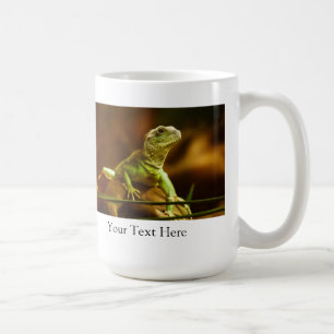 Personalised Green Lizard Mug