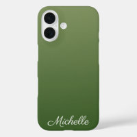 Personalised green ombre