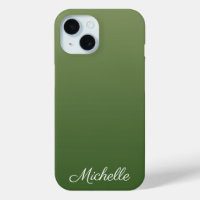 Personalised green ombre