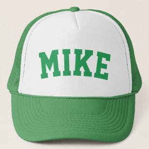 Personalised Green Short Name Trucker Hat