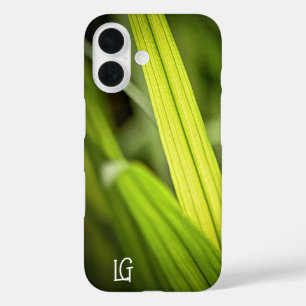 Personalised Green Tropical Grass Apple Phone Case