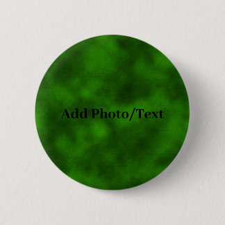 Personalised Green Velvet Add Your Photo or Text 6 Cm Round Badge