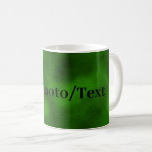 Personalised Green Velvet Add Your Photo or Text Coffee Mug