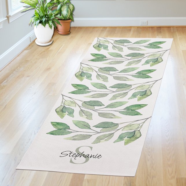 Personalised Green Yoga Mat (Creator Uploaded)