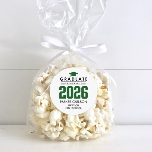 Personalised GreenClass of 2026 Graduation Sticker