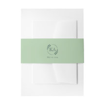 Personalised Greenery and Monogram Wedding
