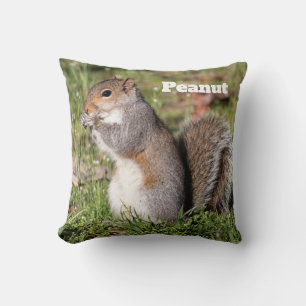 Personalised Grey Squirrel  Cushion
