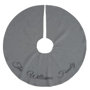 Personalised Grey Tree Skirt