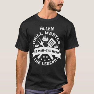 Personalised Grill Master Street Art T-Shirt
