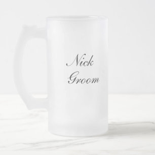 Personalised Groom Mug