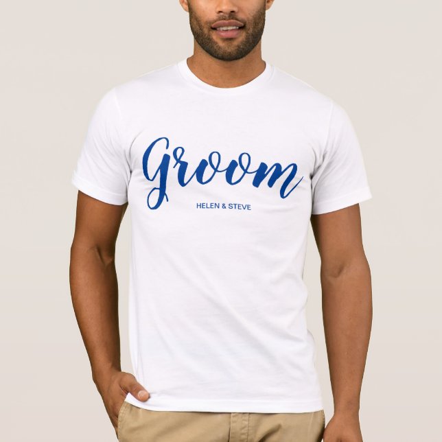 Personalised Groom T-Shirt (Front)