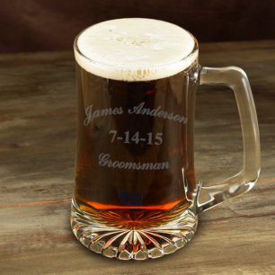 Personalised Groomsman 25 oz. Mug