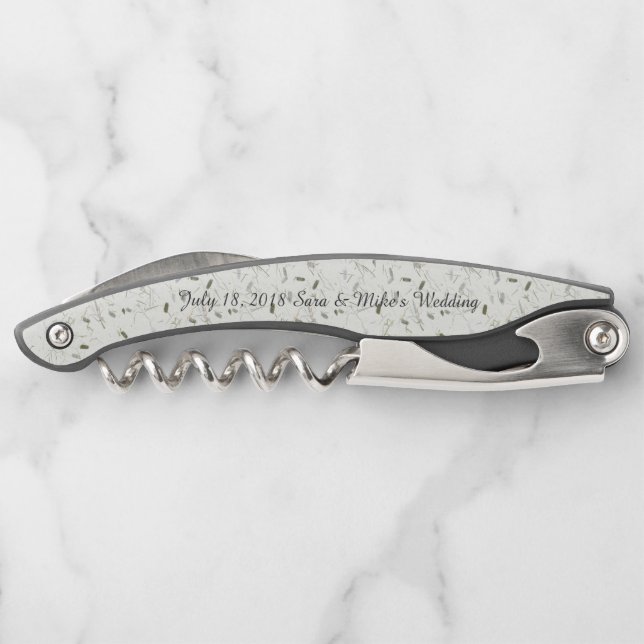 Personalised Groomsman Gift Corkscrew (Back)