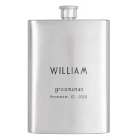 Personalised Groomsman Gift w/ Name & Wedding Role