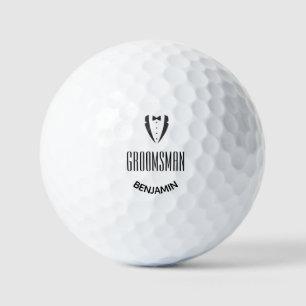Personalised Groomsman Golf Balls