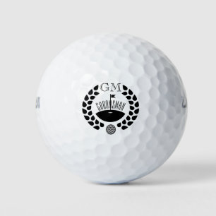Personalised Groomsman Monogram Golf Balls