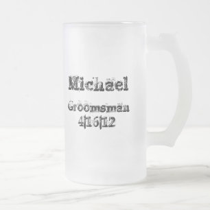 Personalised Groomsman Mug