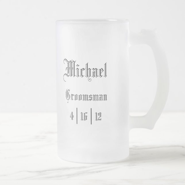 Personalised Groomsman Mug (Right)