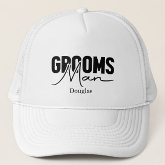 Personalised Groomsman Wedding Cap