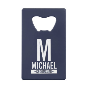 Personalised Groomsman's Monogram and Name