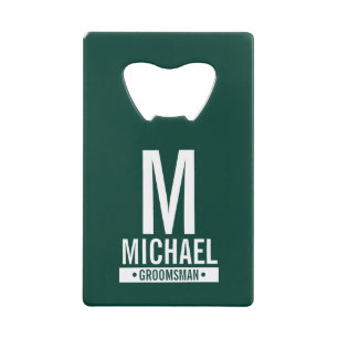 Personalised Groomsman's Monogram and Name