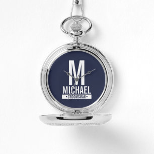 Personalised Groomsman's Monogram and Name Watch