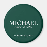 Personalised Groomsman's Name and Monogram