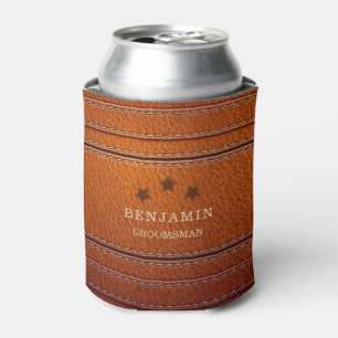 Personalised Groomsmen gift Can Cooler