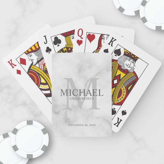 Personalised Groomsmen Playing Cards (Creator Uploaded)