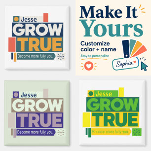 Personalised Grow True Magnet