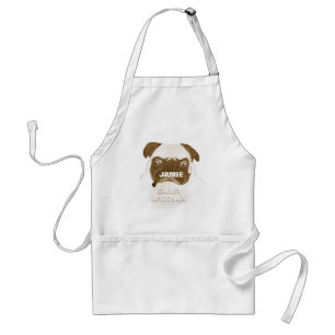 Personalised Grumpy AFICIONADO Puggy Cigar Standard Apron