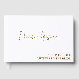 Personalised Guest Book, Custom Wedding Guestbook