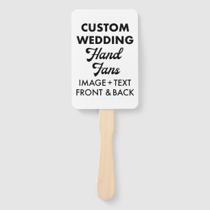 Personalised Guest Favour Wedding Fans (10)