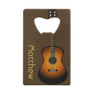 Personalised Guitar Design Bottle Opener