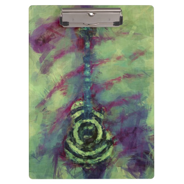 Personalised Guitar Musican  Clipboard (Front)